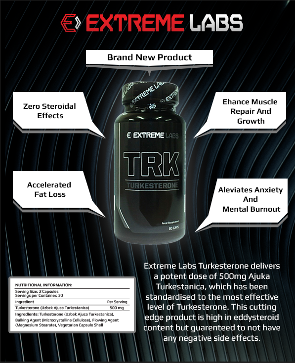 TRK - Turkesterone - 60 Caps - Image 2